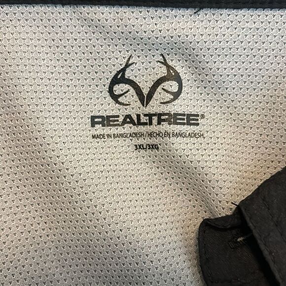 NEW REALTREE L/S hunting guide shirt black 3XL - Picture 3 of 6